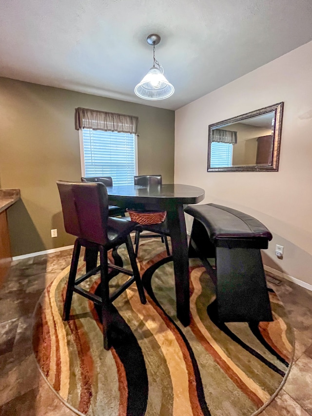 view of dining room