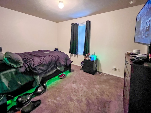 bedroom with carpet flooring