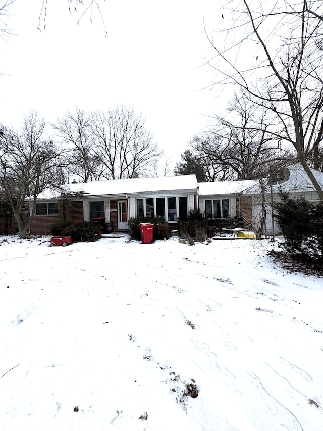 view of ranch-style house