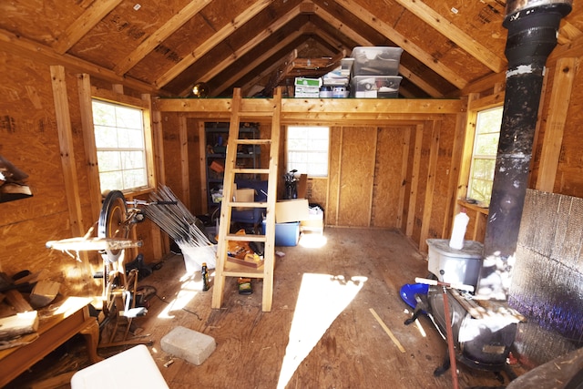 interior space featuring plenty of natural light