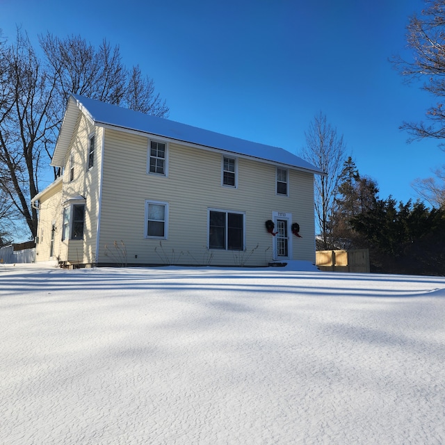 view of rear view of house