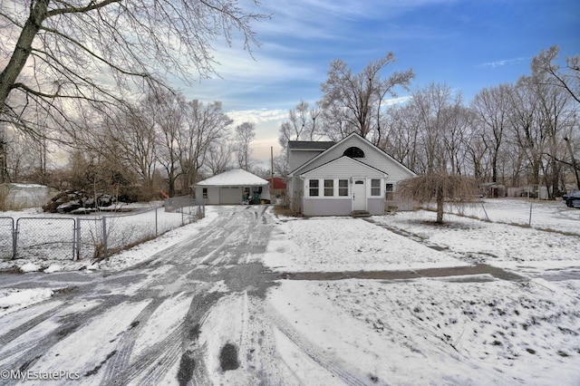 view of front of home