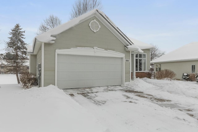 ranch-style house with a garage