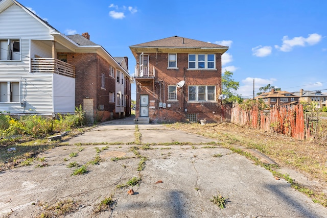 view of rear view of house