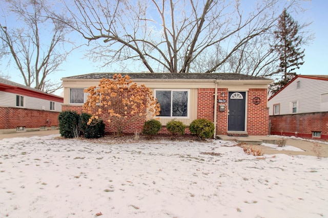 view of bungalow