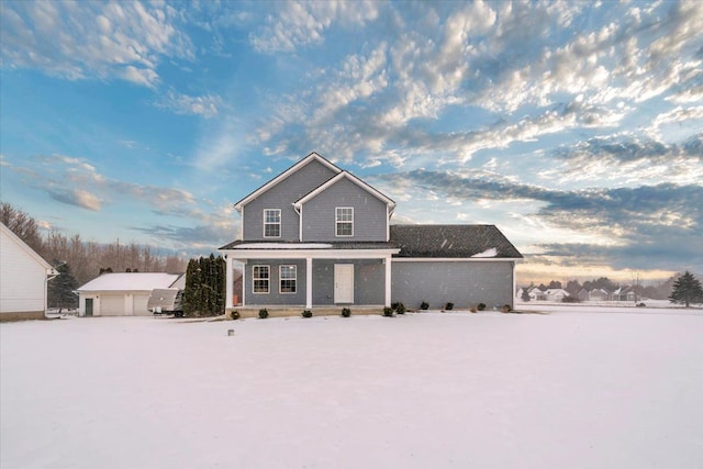 view of front of property