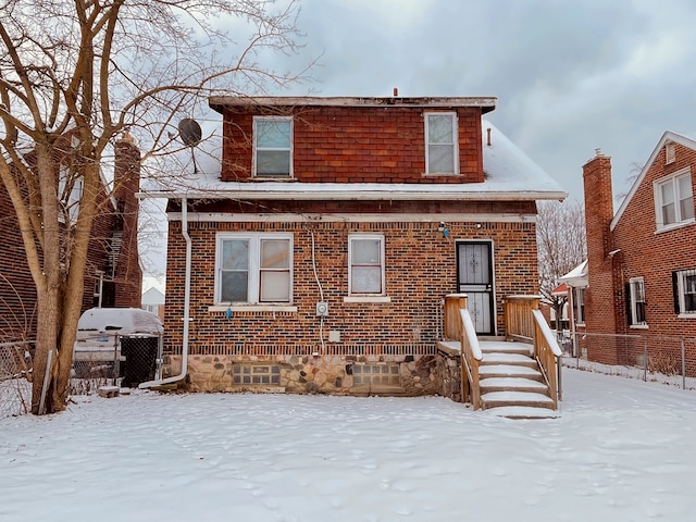 view of front of property