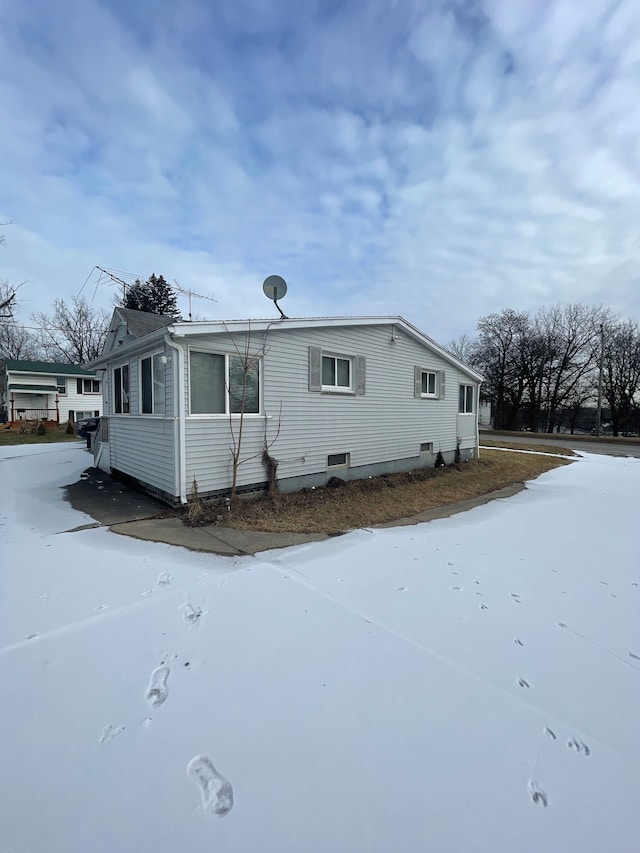 view of front of property