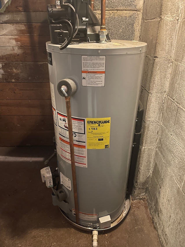 utilities featuring water heater