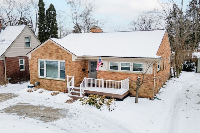 view of front of property