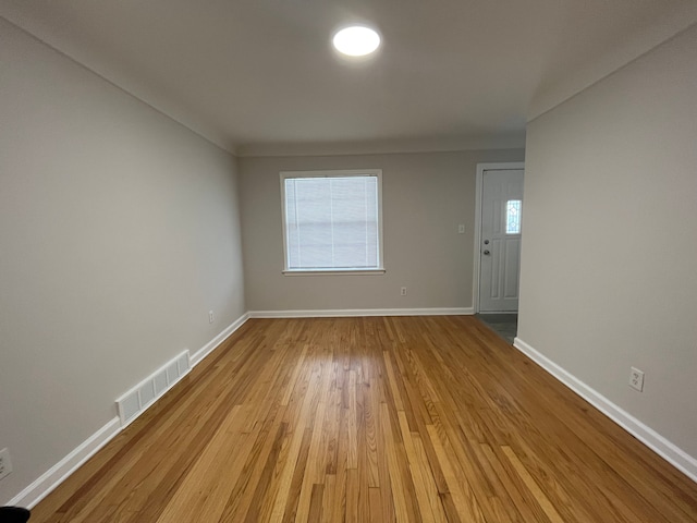 interior space featuring light wood-type flooring