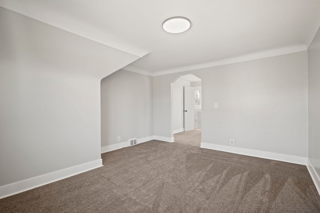 bonus room featuring carpet flooring