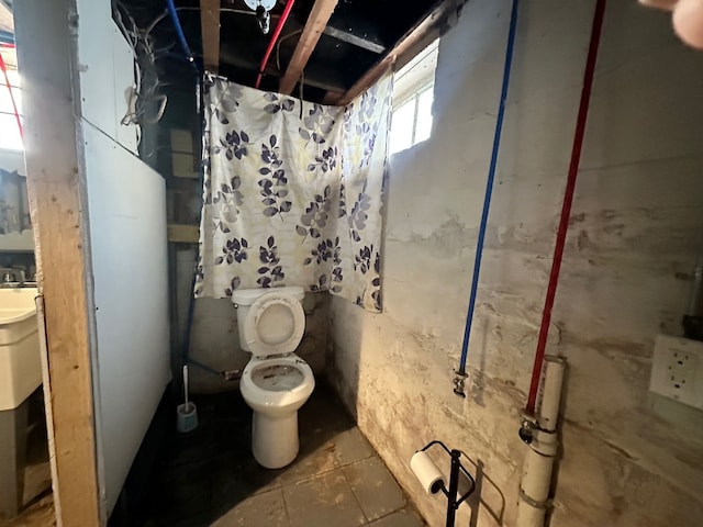 bathroom with toilet