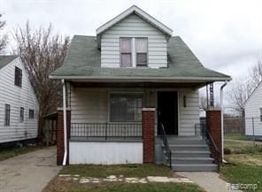 view of front of house with a porch