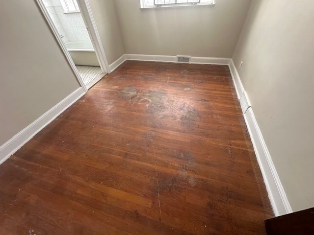 interior space featuring dark wood-type flooring