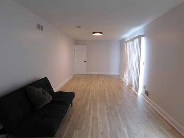 interior space featuring light hardwood / wood-style flooring