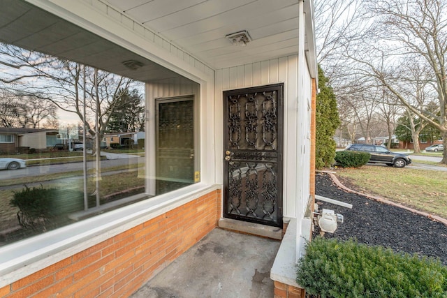 view of entrance to property