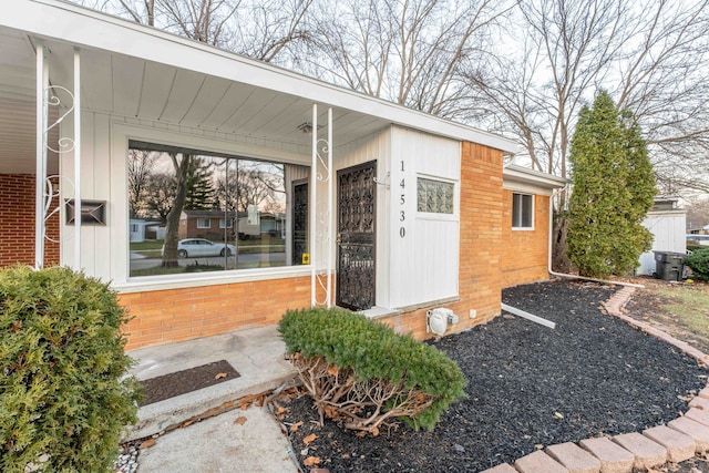 view of entrance to property