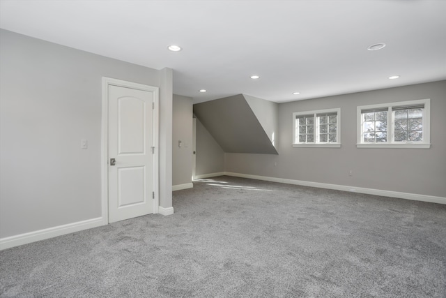 31265 Woodside Dr, Franklin, MI 48025 - bonus room with baseboards, carpet, and recessed lighting