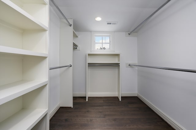 31265 Woodside Dr, Franklin, MI 48025 - walk in closet with dark wood-style flooring and visible vents