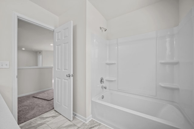 bathroom featuring shower / bathing tub combination