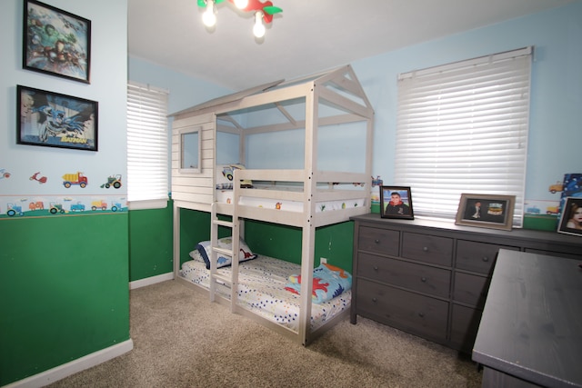 bedroom featuring carpet floors