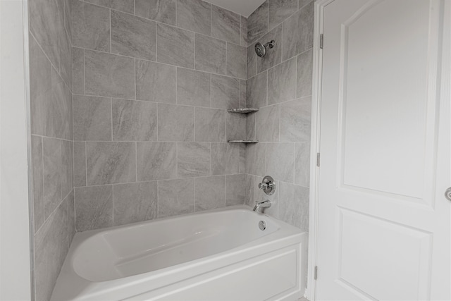 bathroom featuring bathtub / shower combination