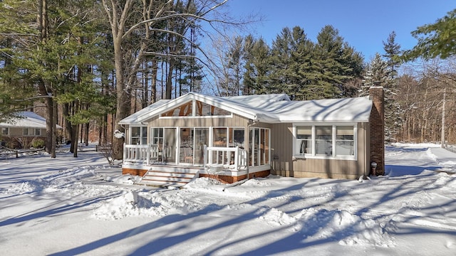 view of front of home