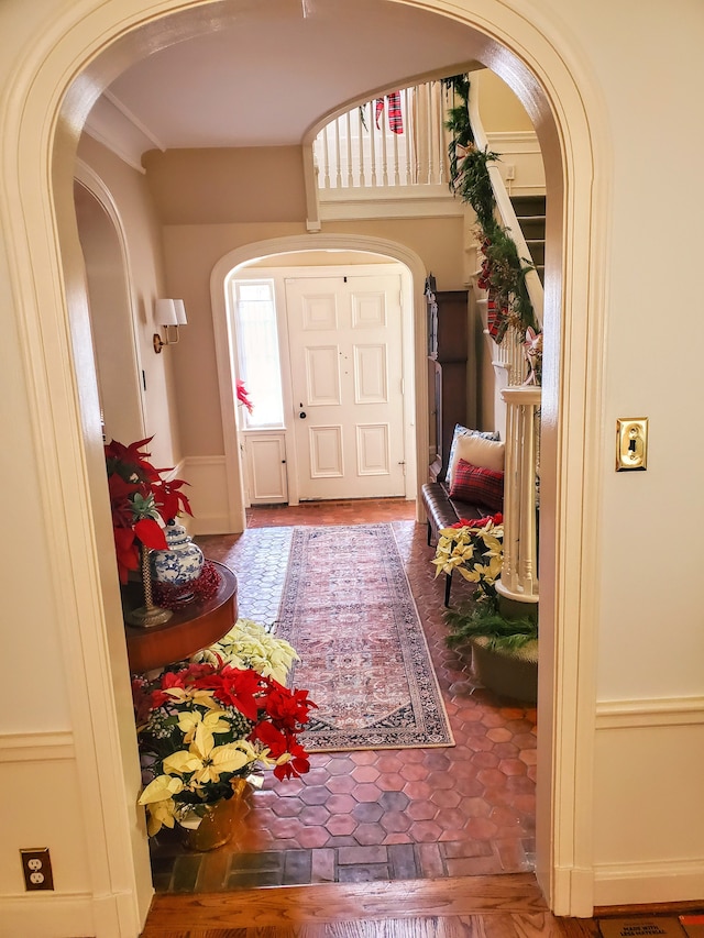 view of entrance foyer