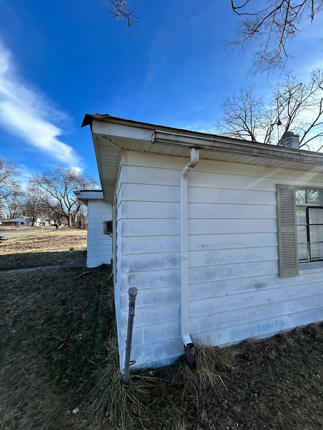 view of home's exterior