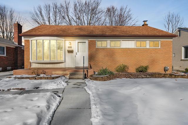 view of front of home