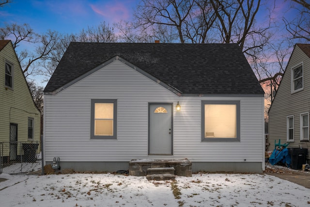 view of front of home