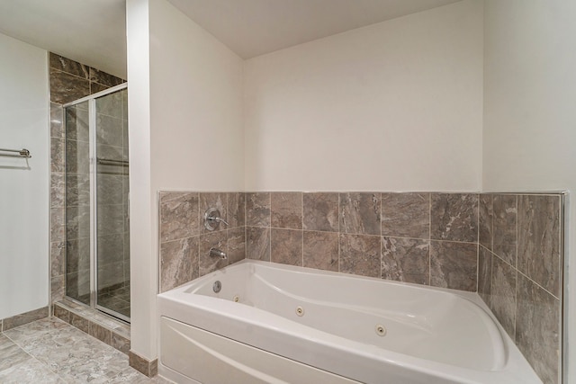 bathroom featuring a tub