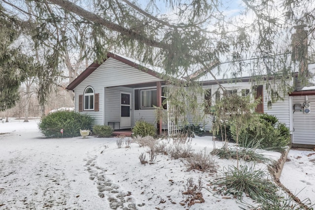 view of front of home