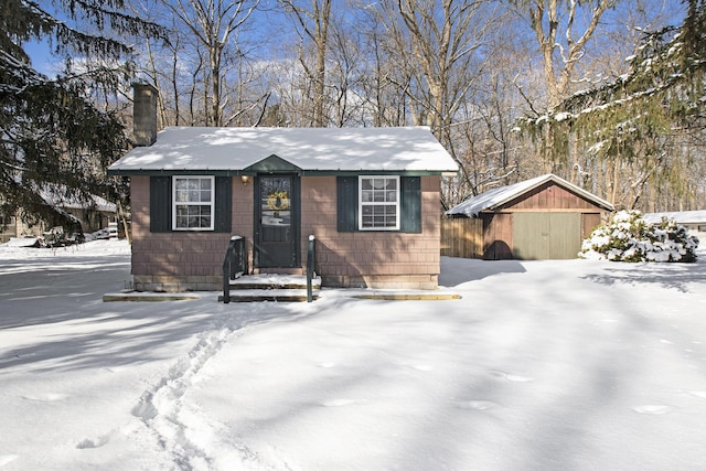 view of front of home