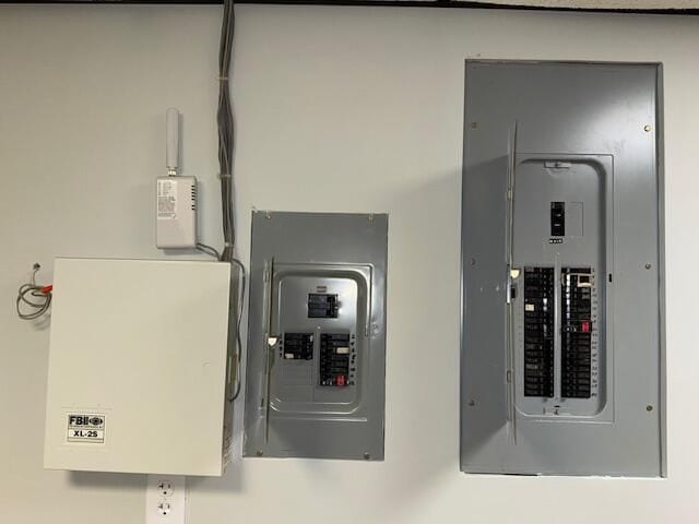 utility room featuring electric panel