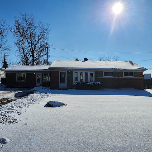 view of ranch-style house