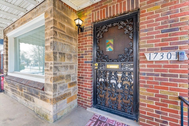 view of entrance to property