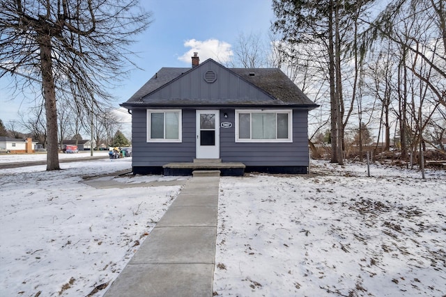 view of bungalow-style house