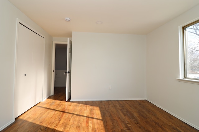 interior space featuring hardwood / wood-style flooring