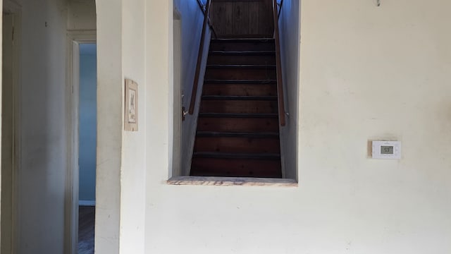 view of staircase