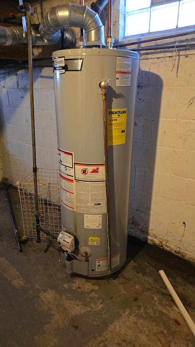 utilities featuring water heater