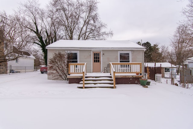 view of front of house