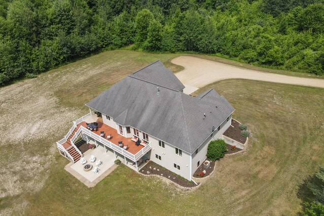 1084 38th St, Allegan, MI 49010 - drone / aerial view