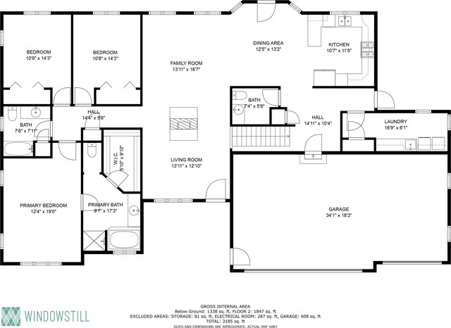 1084 38th St, Allegan, MI 49010 - plan