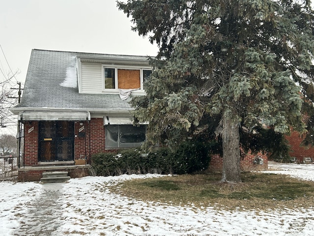 view of front of home