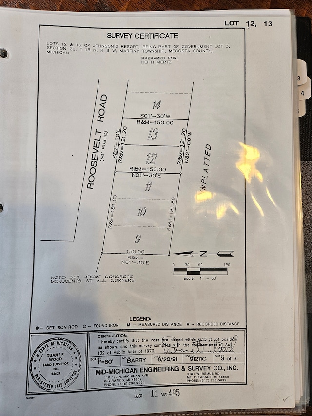 N/A Roosevelt Rd, Mecosta MI, 49507 land for sale