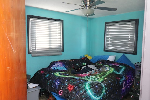 202 Fifth St, Jackson, MI 49203 - bedroom featuring ceiling fan