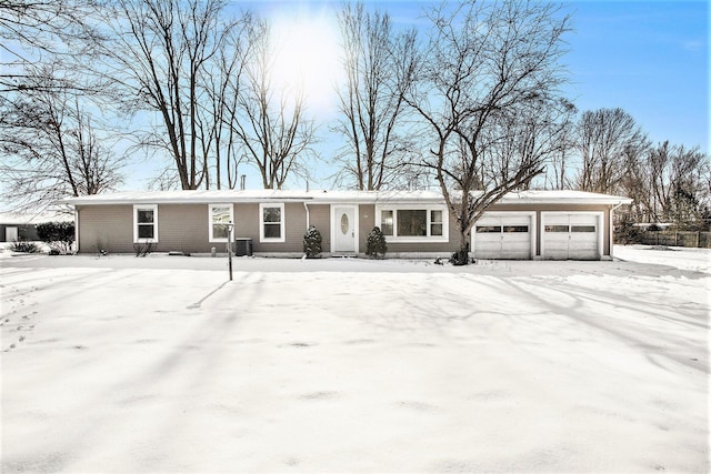 ranch-style house with a garage