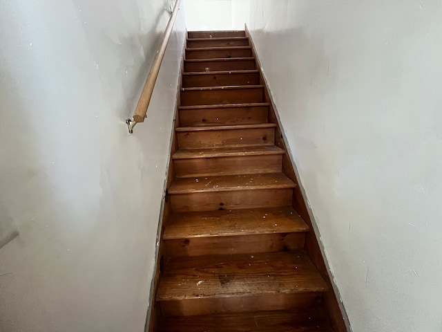 view of stairs